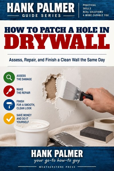 How to Patch a Hole in Drywall by Hank Palmer